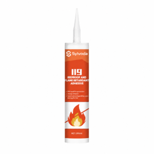 SYLVODA GP-A General Purpose Acetic Cure Silicone Sealant cartridge with blue and orange label on white background