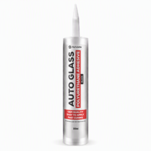 SYLVODA Auto Glass Polyurethane Adhesive, one-component moisture-curing black PU for automotive glass bonding, 300ml cartridge