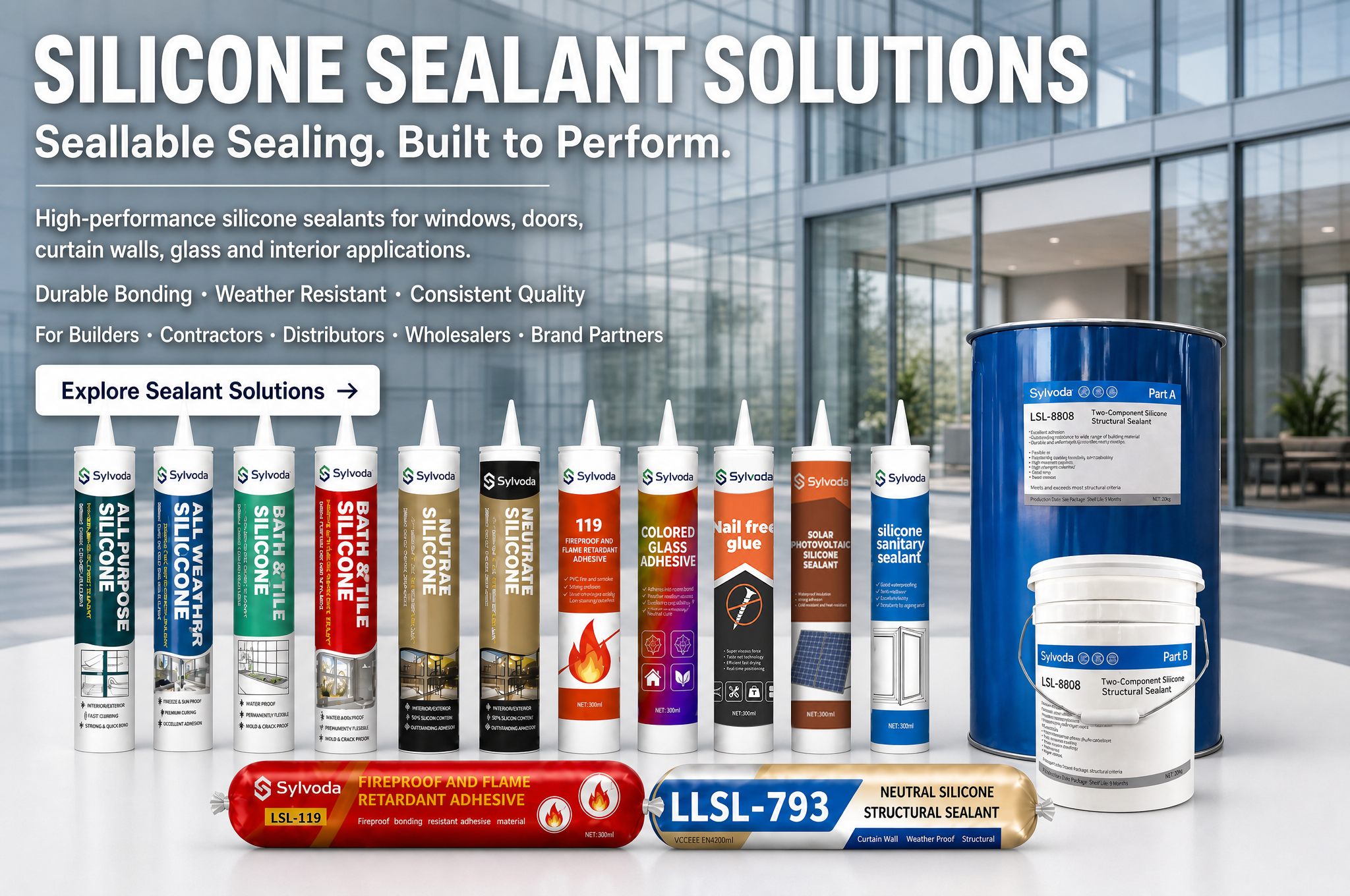 Sylvoda Silicone Sealant Solutions